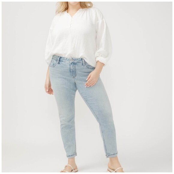 Silver Jeans • Girlfriend Skinny Mid Rise • Women’s 16 • 29" Inseam - Picture 8 of 8